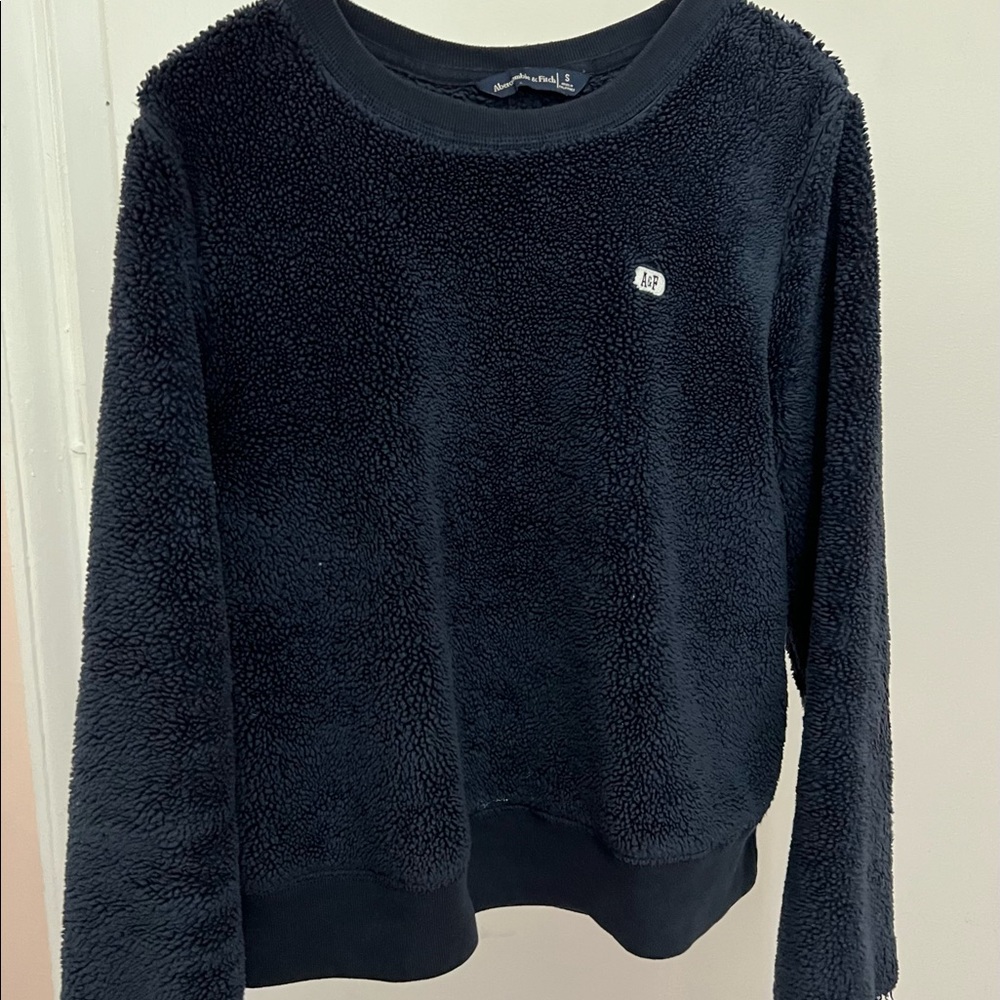 Sherpa Navy Blue Crew Sweater
